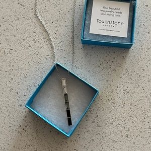 Touchstone crystal  by Swarovski necklace